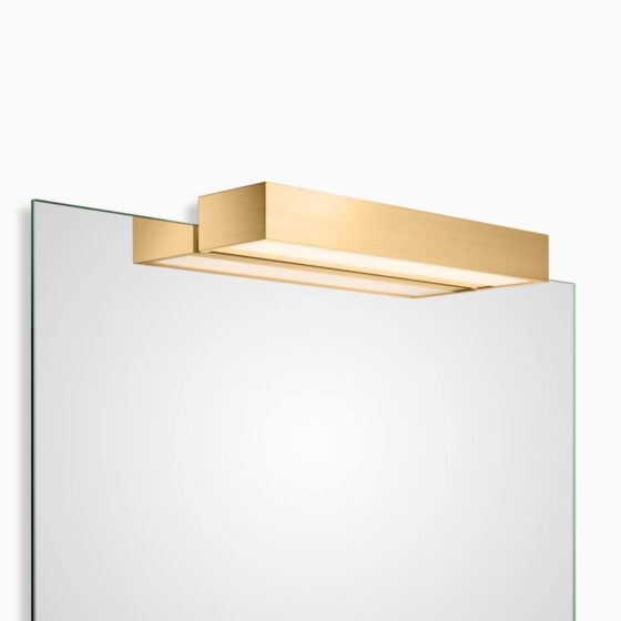 BOX 1-40 N LED Clip-on light for mirror - gold matt