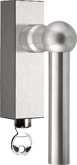 FVL125 DKLOCK satin stainless steel