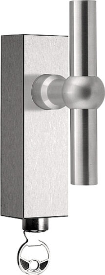 FVT100 DKLOCK satin stainless steel