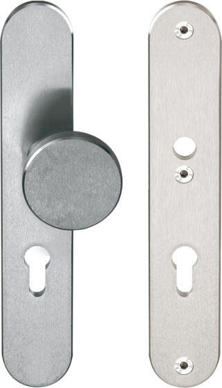 LB60 50 security plates PVD satin nickel satin nickel