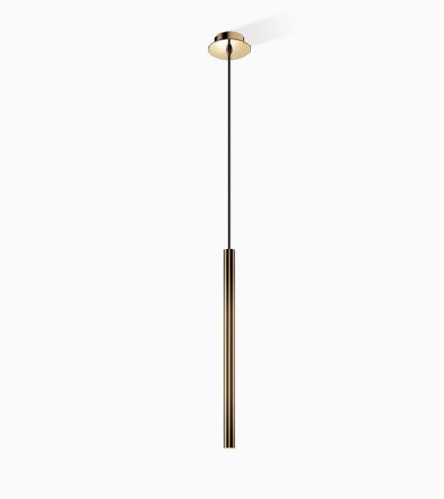 PIPE 1 Pendant light - brass polished