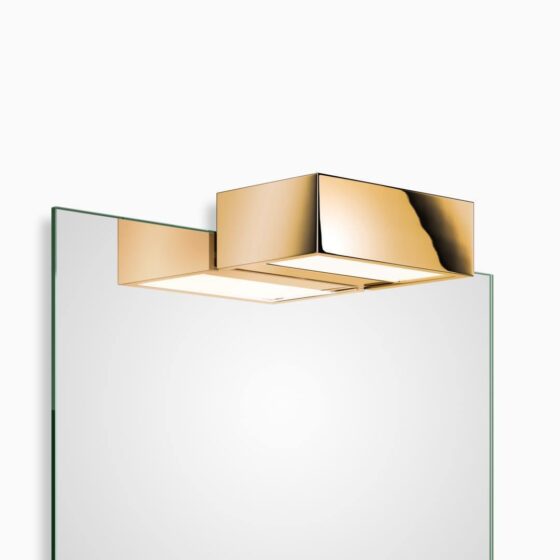 BOX 1-15 N LED Clip-on light for mirror - gold