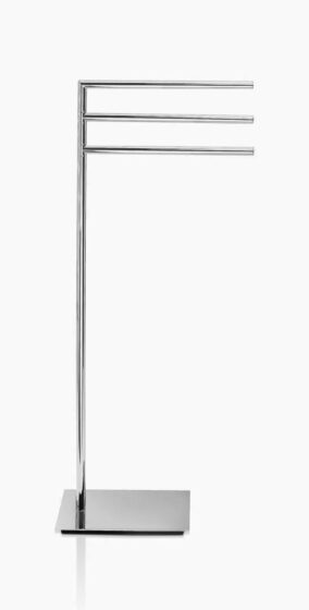 STRAIGHT 3 Towel stand - chrome