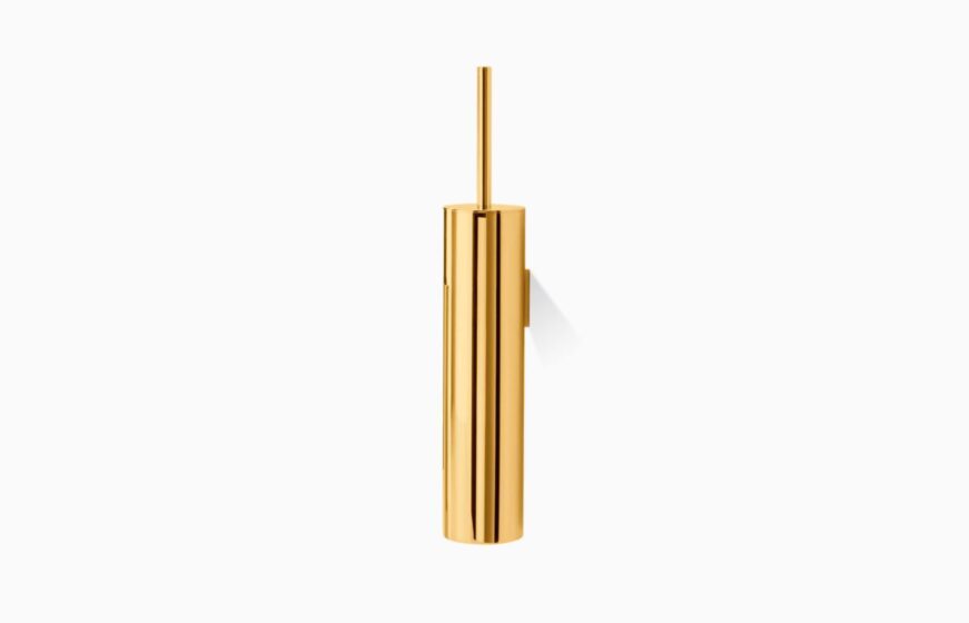 MK WBG MIKADO Toilet brush - wall mounted - gold