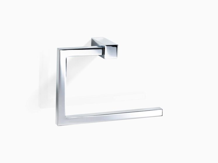 CO HTR CORNER Towel ring - chrome