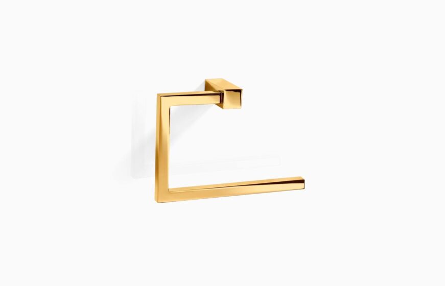 CO HTR CORNER Towel ring - gold