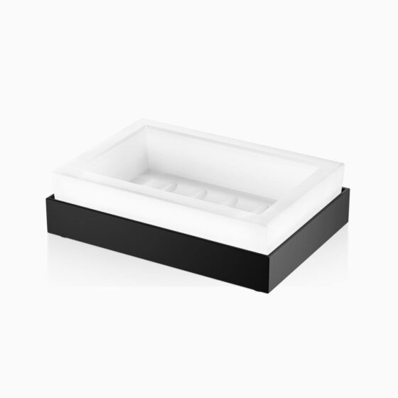 CO STS CORNER Soap dish - black matt