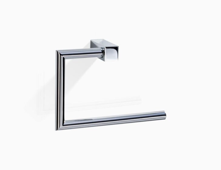 BQ HTR BLOQUE Towel ring - chrome