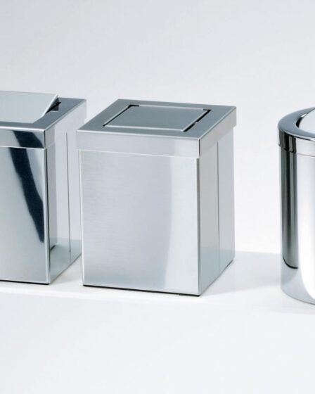 DW 1130 Tablepaper bin with revolving cover