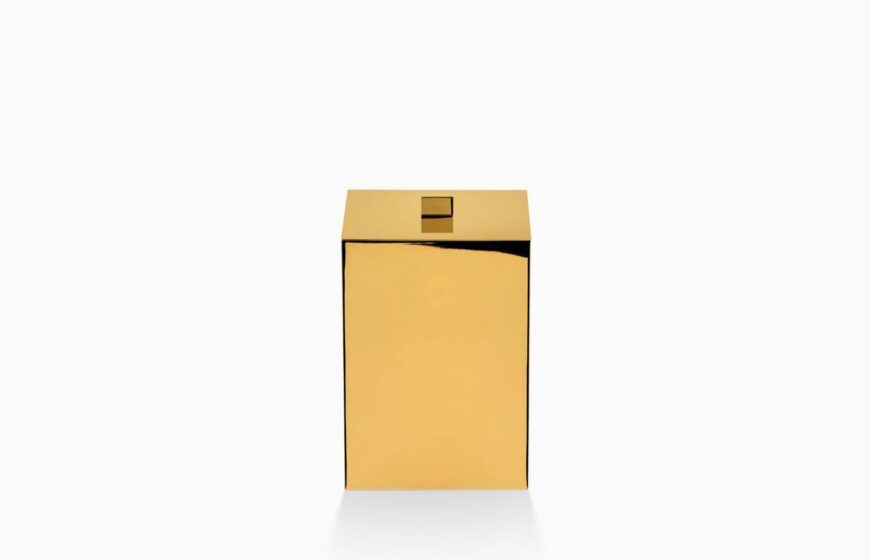 DW 75 Paper bin with cover - gold