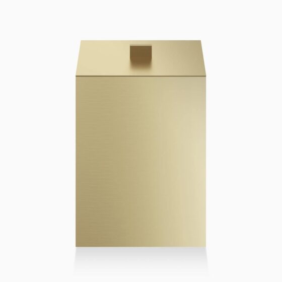 DW 75 Paper bin with cover - gold matt