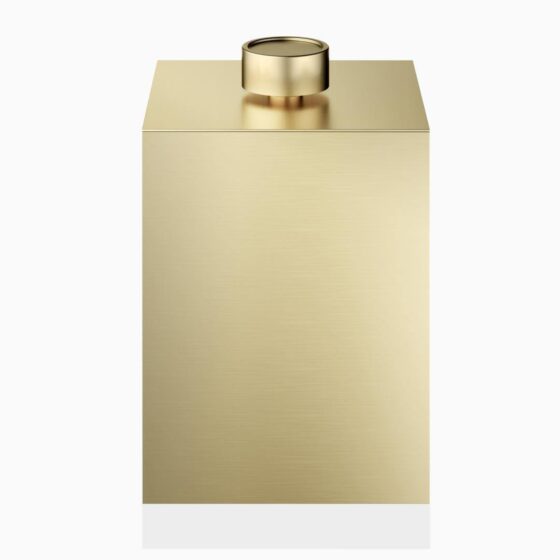 DW 76 Paper bin with cover - gold matt