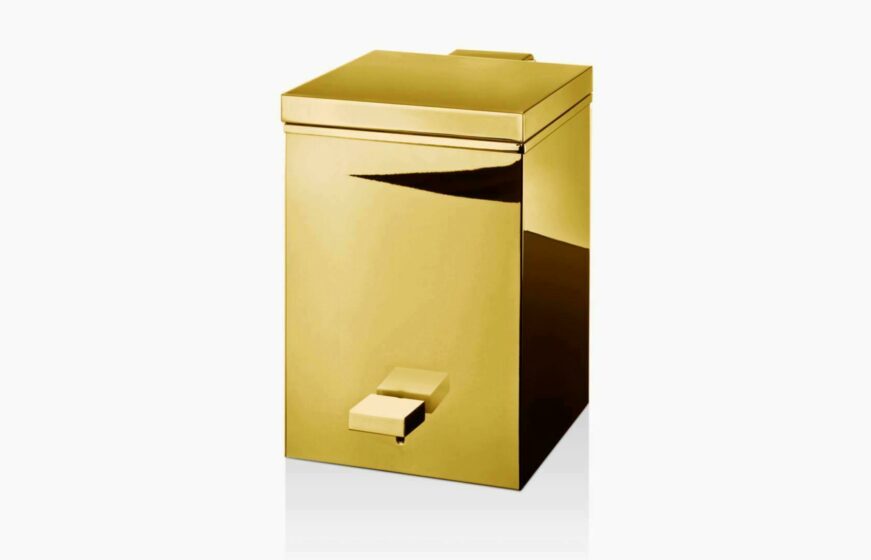 TE 75 Pedal bin with SOFT CLOSE - gold