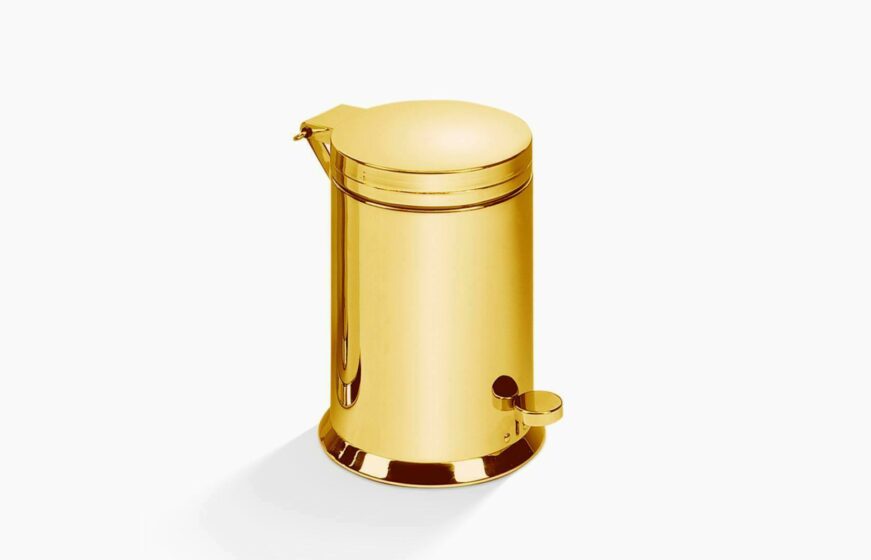 TE 38 Pedal bin with SOFT CLOSE - gold