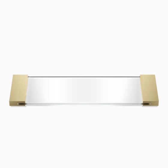 TAB 34 Tray small - gold matt / glass opal