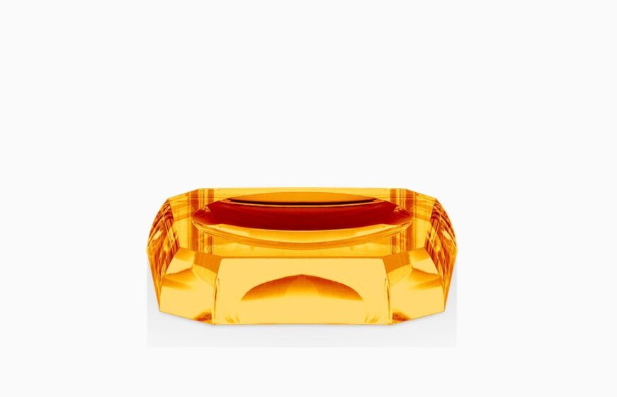 KR STS KRISTALL Soap dish - amber