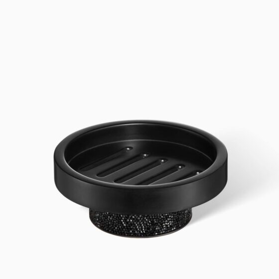 ROCKS STS Soap dish - black matt