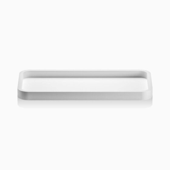 STONE TAB Tray - white matt