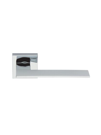 PAAR DEURKLINK BLADE 1500 50-Q/ CHROOM (CL) zonder BB