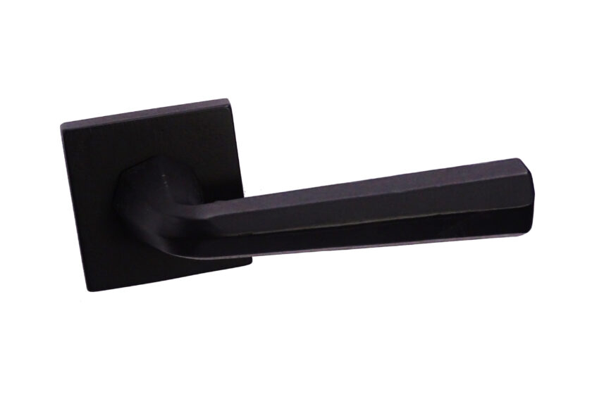 PAAR DEURKLINK MG2332 ZWART BRONS (BLK) zonder BB 137mm