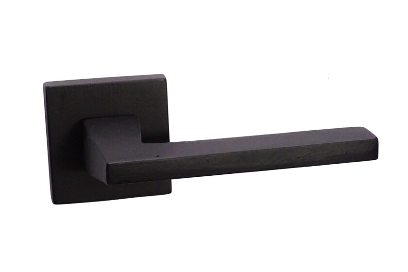 PAAR DEURKLINK MG2402 ZWART BRONS (BLK) zonder BB 137mm