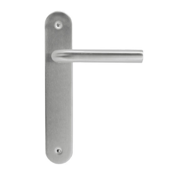 DEURKRUK PRO L SHAPE 19MM INOX PLUS PLAAT+NO KEY