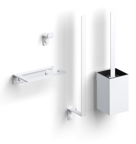 toilet accessoireset, bestaande uit: CL/09.04030.20 + CL/09.04035.20 + CL/09.040