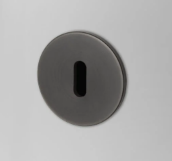 Non-US Escutcheon Plate / Traditional / Smoked Bronze