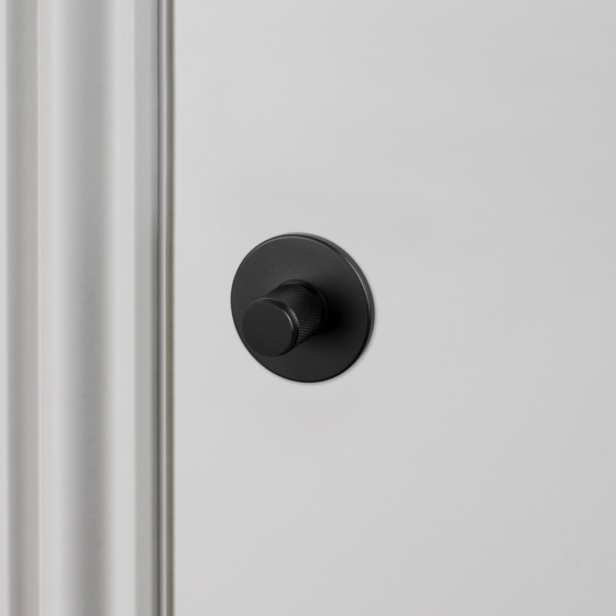 Non-US Thumbturn Lock / Black / 38mm centre-distance